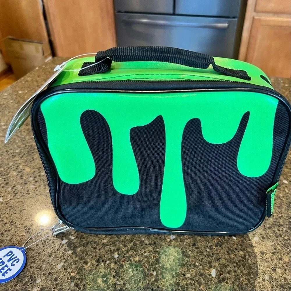 NEW - NICKELODEON SLIME - Snack / Lunch Tote/Lunch Box - Perfect for car snacks!